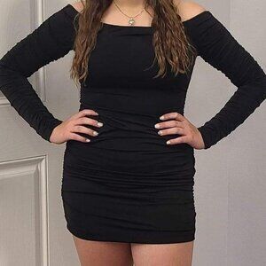 Black hoco dress